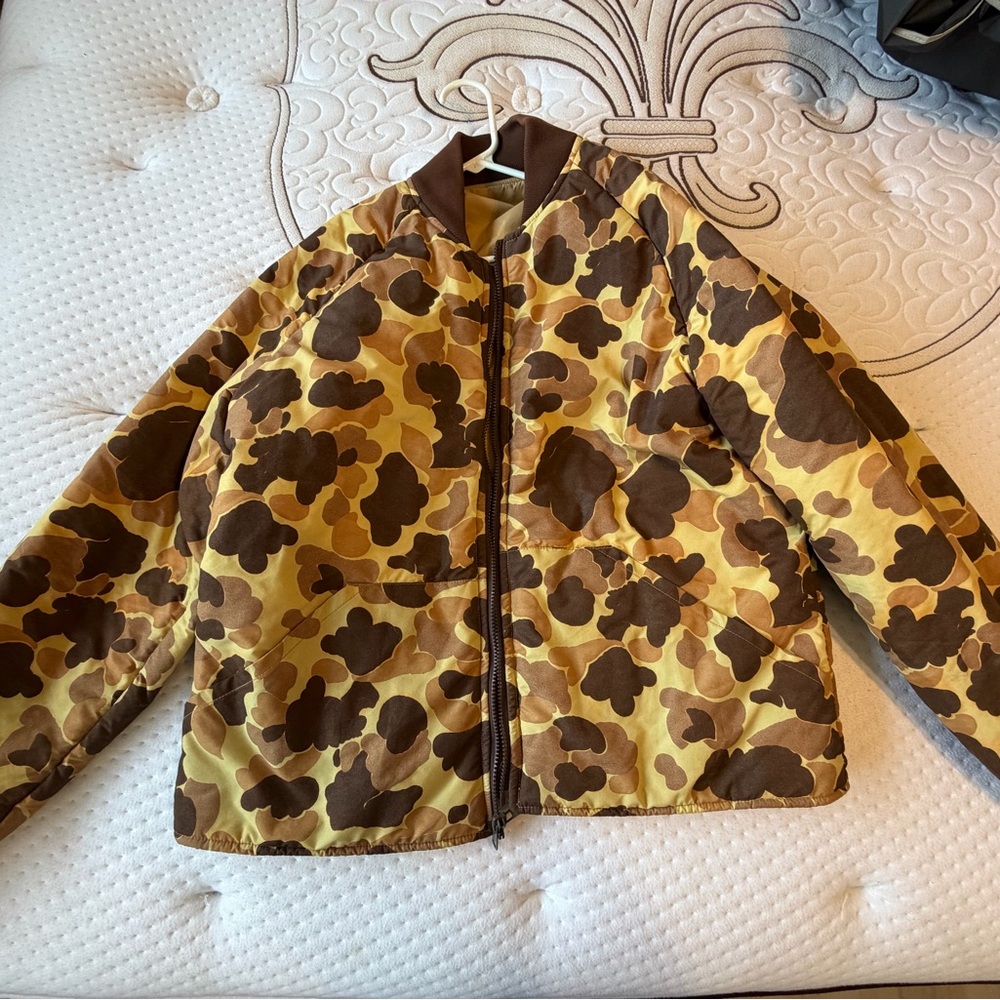 Vintage Cabela's Camouflage  Insulated Tan Jacket